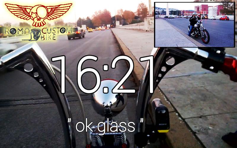 12 Google glasses unboxing e primo giro in moto